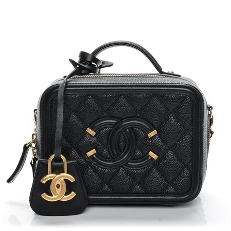 chanel filigree vanity case small|chanel vanity bag vintage.